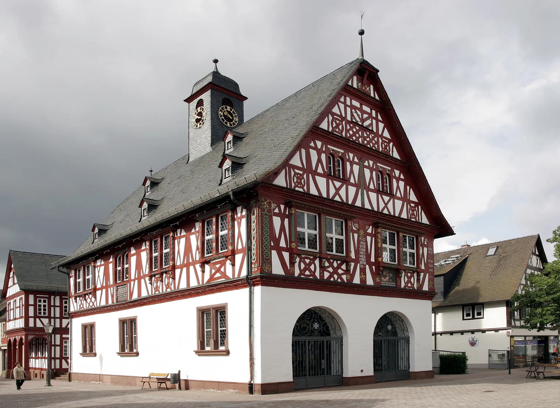 Altes Rathaus im Zentrum von Groß-Gerau
