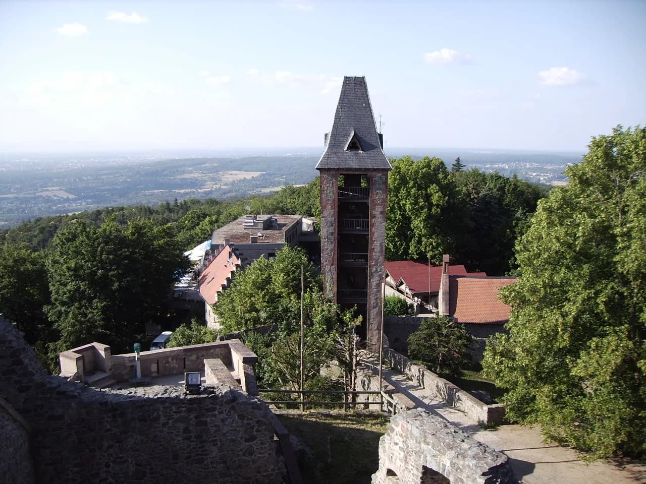 Burg Frankenstein bei Mühltal im Odenwald